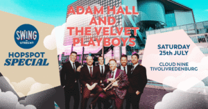 Swinging in the clouds: Adam Hall and The Velvet Playboys.