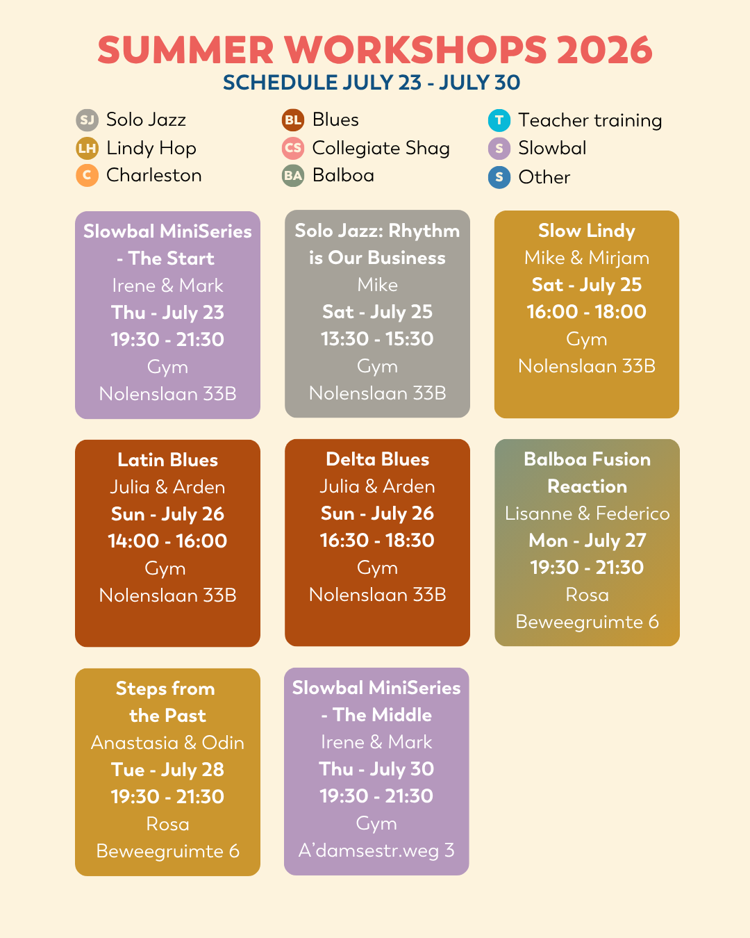 Summer Workshops 2025 3 Summer Workshops 2025 3